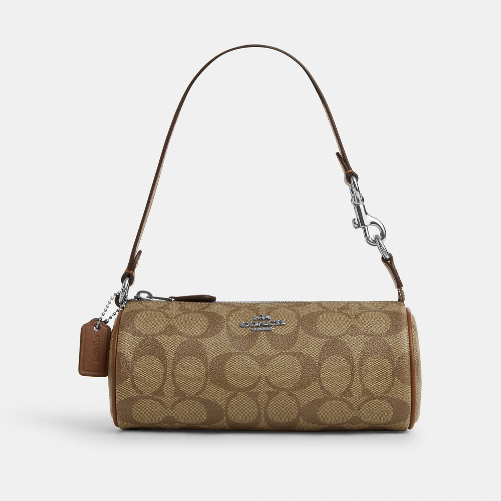 NWT Coach Outlet Nolita Barrel Bag In Signature Canvas